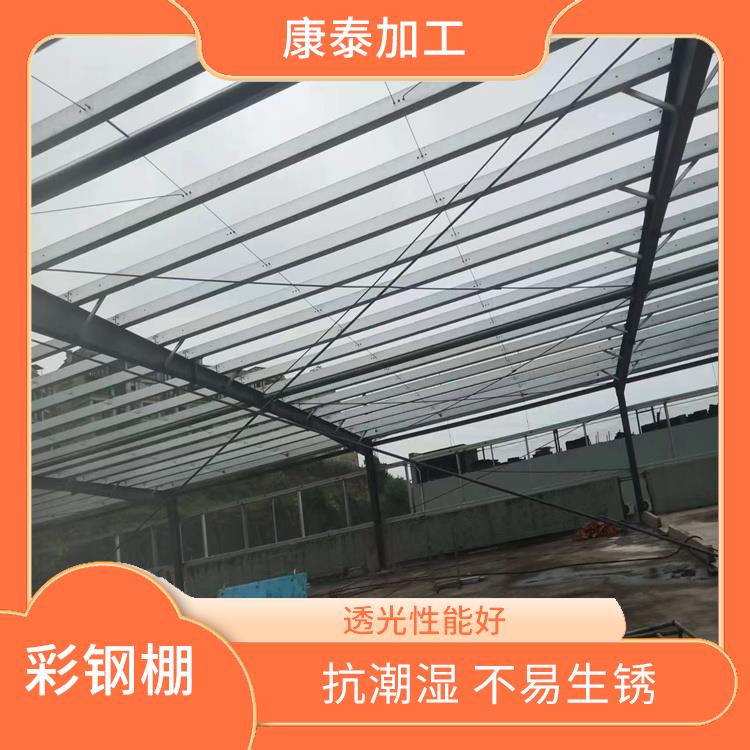 四川亮瓦彩钢雨棚厂家供应 低温强度高