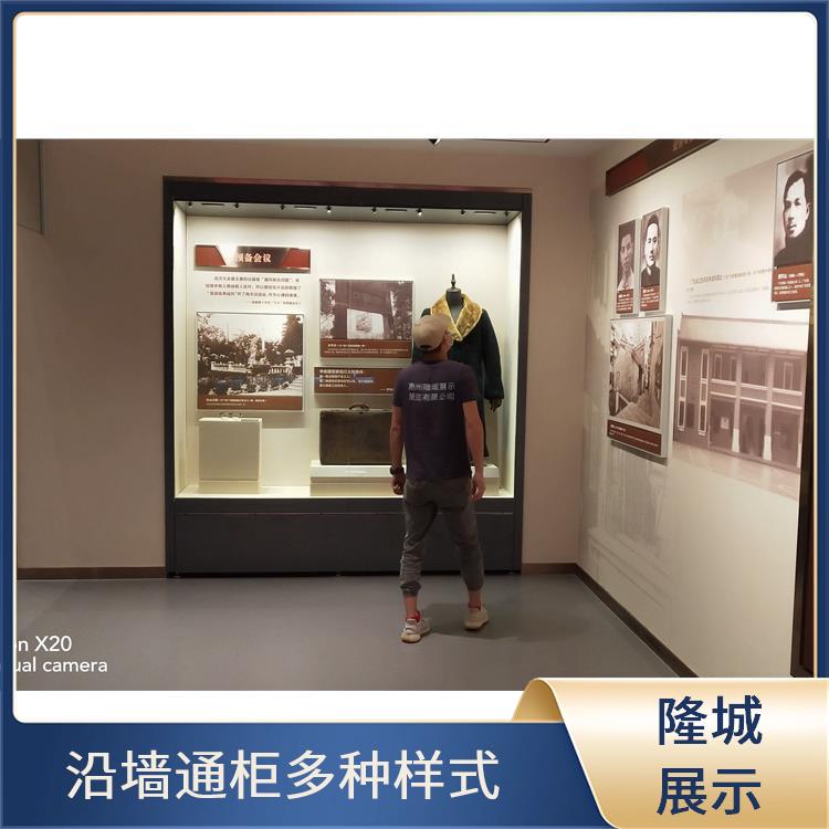 沿墻通柜多種樣式-長沙博物館沿墻柜價格