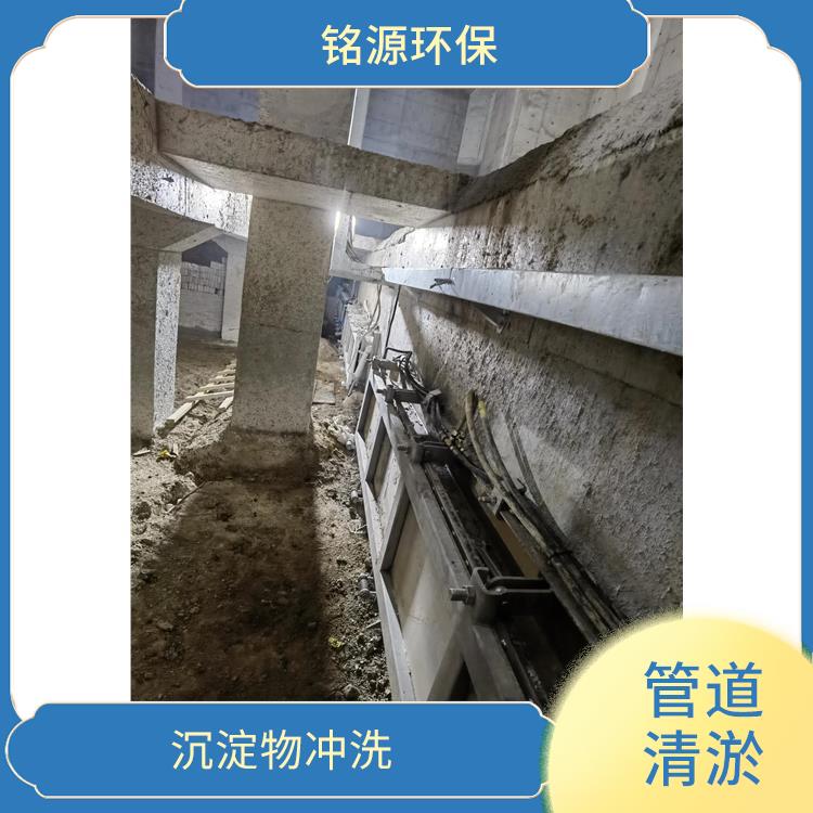天津圆形拍门大型管道池底冲洗 青岛铭源 沉淀物冲洗
