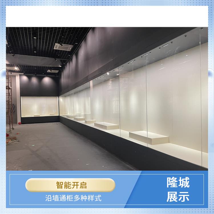 沿墙通柜多种样式-陇南博物馆沿墙柜电话-隆城展示