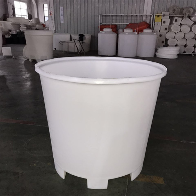 恒适承接泡菜腌制圆桶PE塑料白色牛筋桶1吨2吨清洗桶