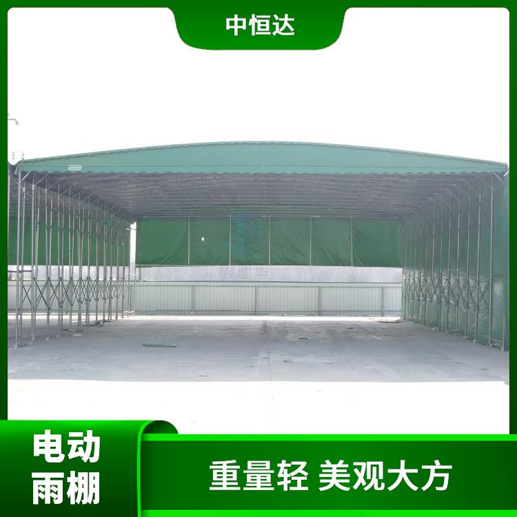 徐州电动雨棚 球场遮阳雨蓬 整体牢固耐用