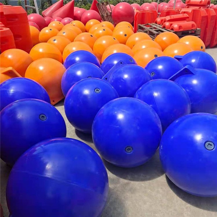 新疆80公分60公分50公分40公分双耳浮球PE材质滚塑浮体批发