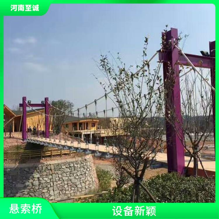 武汉景区吊桥施工 安全系数高