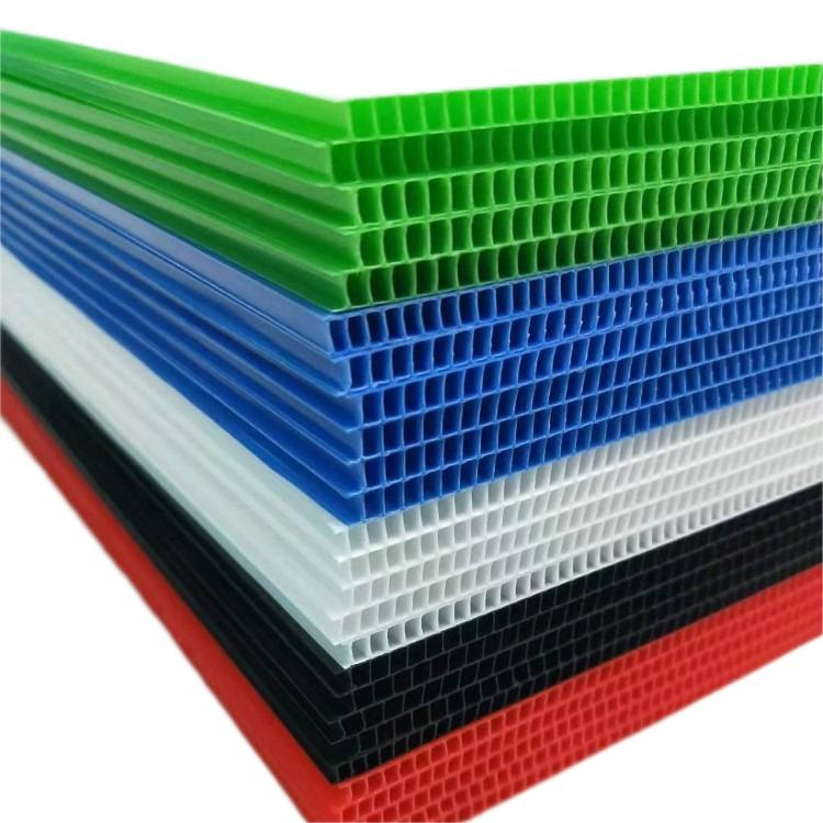 塑料中空板格子板pp钙塑格板电子防静电折叠卡板定制可循环使用