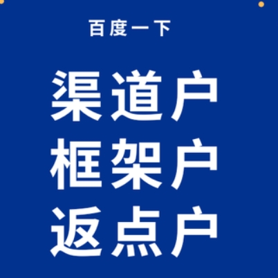 山东百度框架户公司