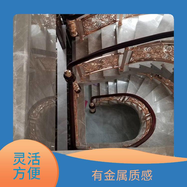 惠州欧式铜板艺术雕刻楼梯安装 着色效果佳 外观精致