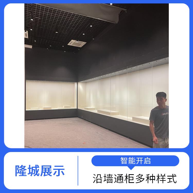 隆城展示-沿墙通柜多种样式-乌鲁木齐博物馆沿墙柜报价