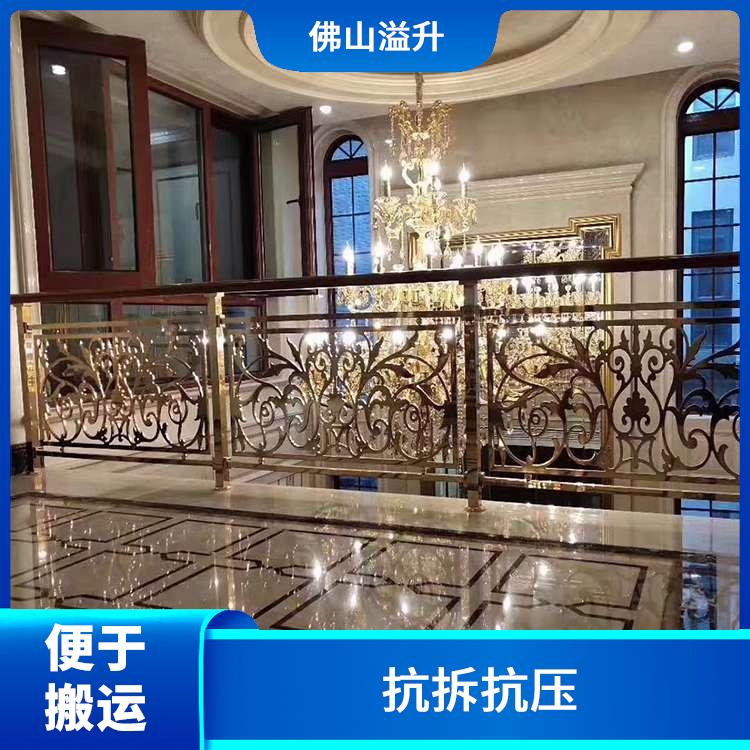 广州流行金属铝艺雕花栏杆安装 防水防潮 生产周期短