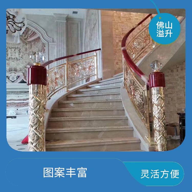郑州时尚铜艺雕花栏杆 便于搬运 耐腐蚀性强