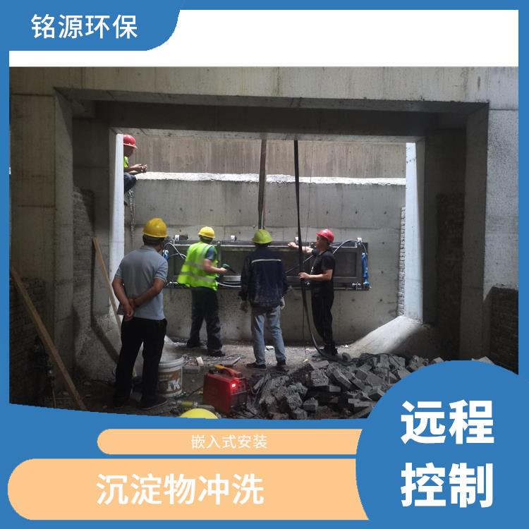 武汉不锈钢拍门大型管道池底冲洗 溢流拦渣