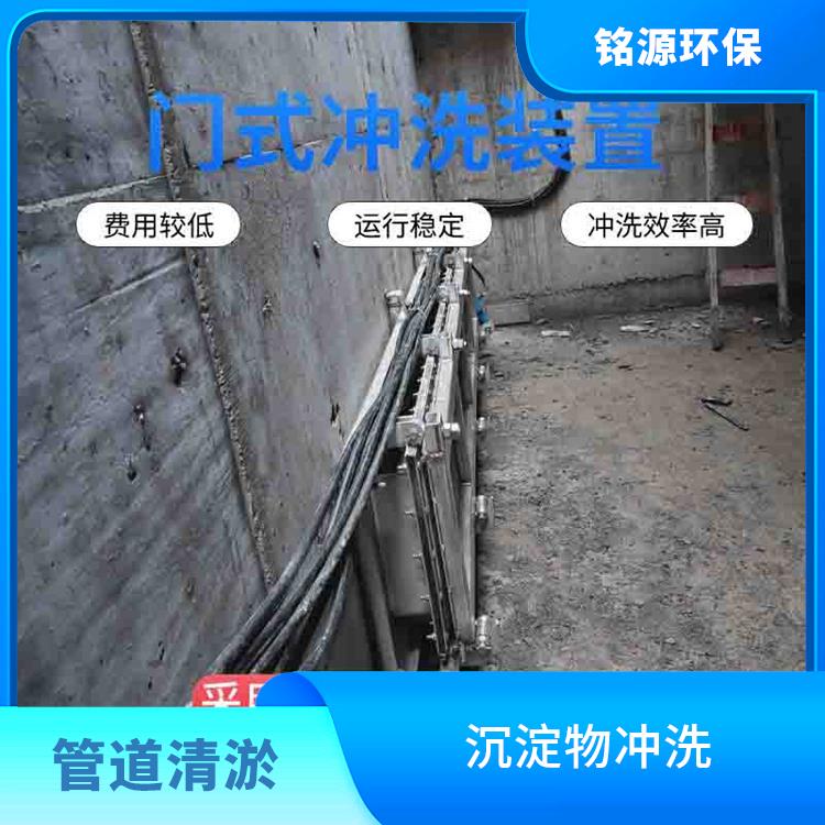 青島液壓驅動調蓄池雨季緊急溢流 青島銘源 拍門式沖洗門