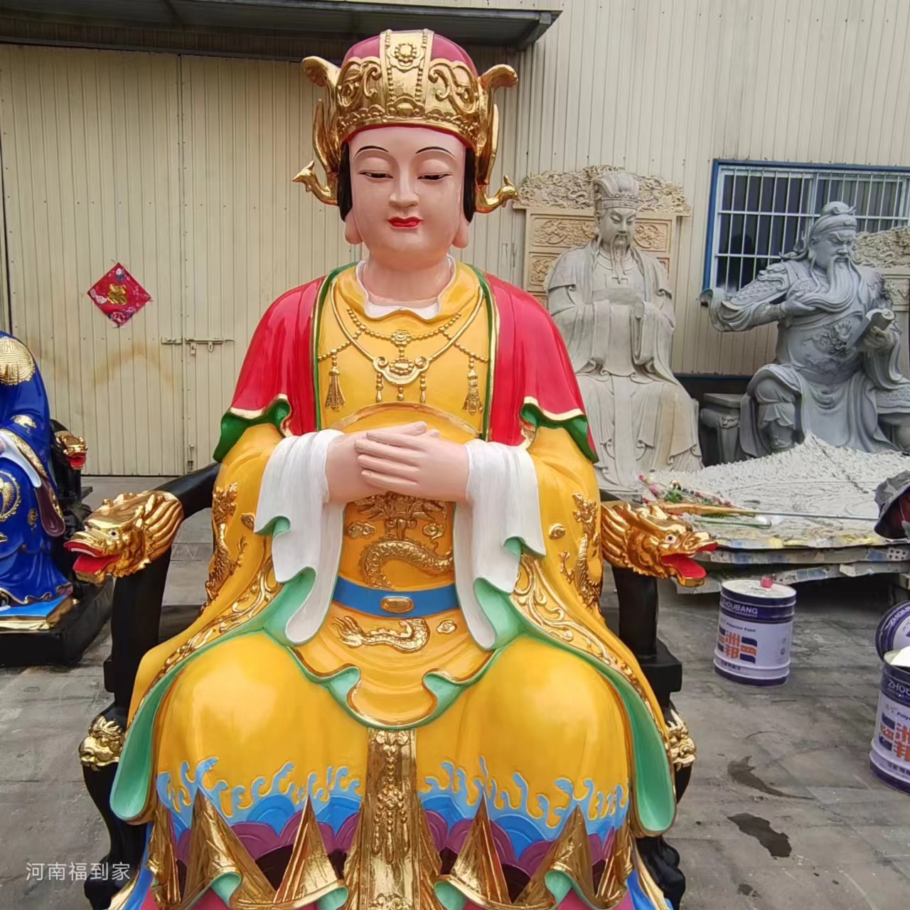 忻州玻璃钢十二老母佛像