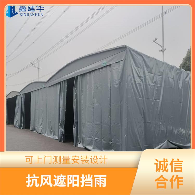 永州遥控电动伸缩雨棚 严选品质 楼顶遮阳防雨活动蓬