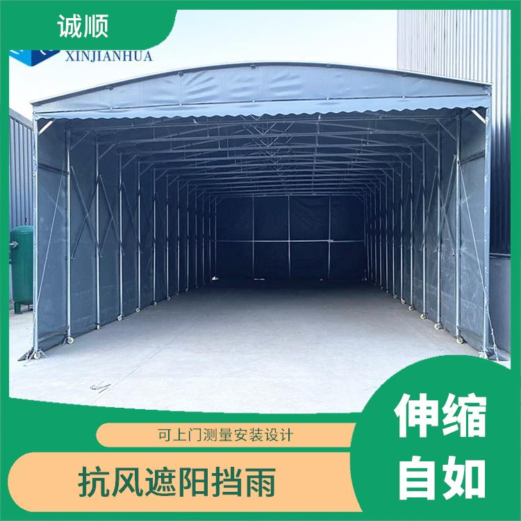 物流仓库卸货蓬 免费设计全国安装 吉安通道类电动棚全国安装