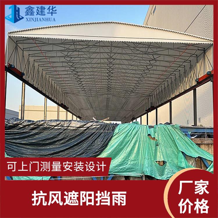 江西电动推拉防雨篷全国安装 物流仓库卸货蓬 免费上门安装服务