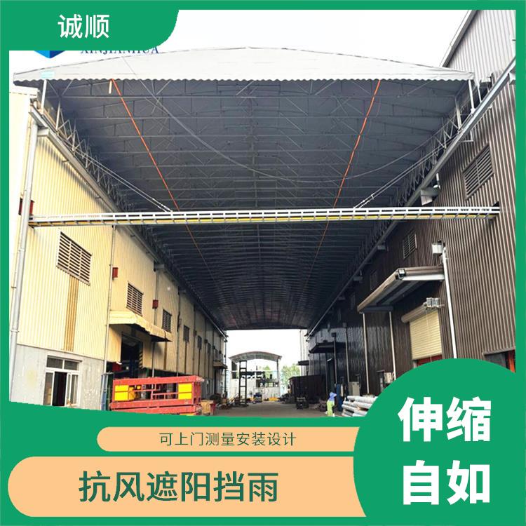 九江推拉棚实景案例展示 包安装售后 泳池防雨遮阳蓬