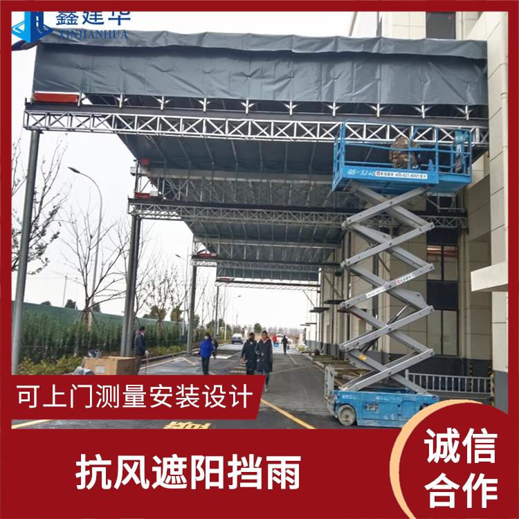 萍乡篮球场电动雨篷源头厂家 镀锌钢管加固耐用 泳池防雨遮阳蓬