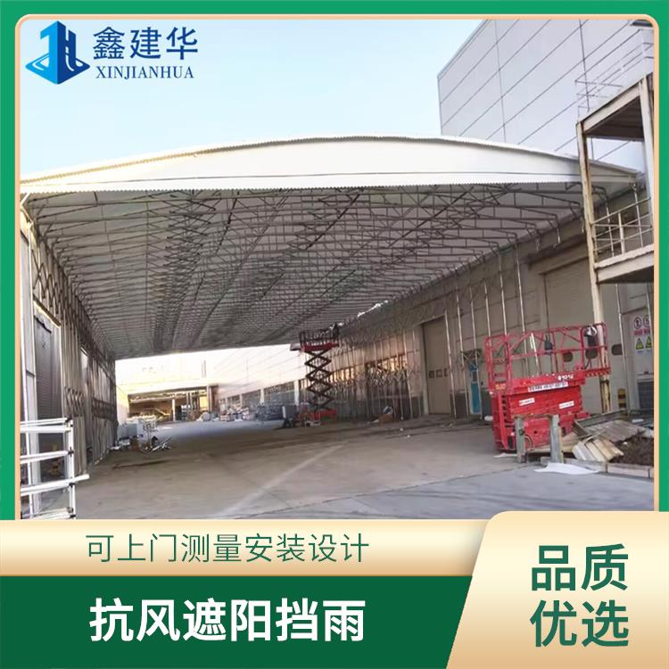 济南物流仓储蓬源头厂家 篮球场电动雨篷 尺寸定做