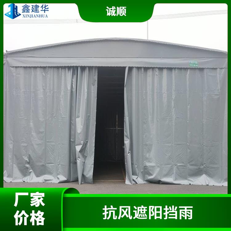 篮球场电动雨篷 使用方便快捷 九江通道类电动棚