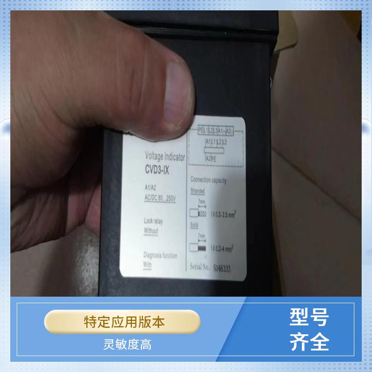 带电显示器 CVD7-IX 带有测试孔.进行外部验电和核相测试