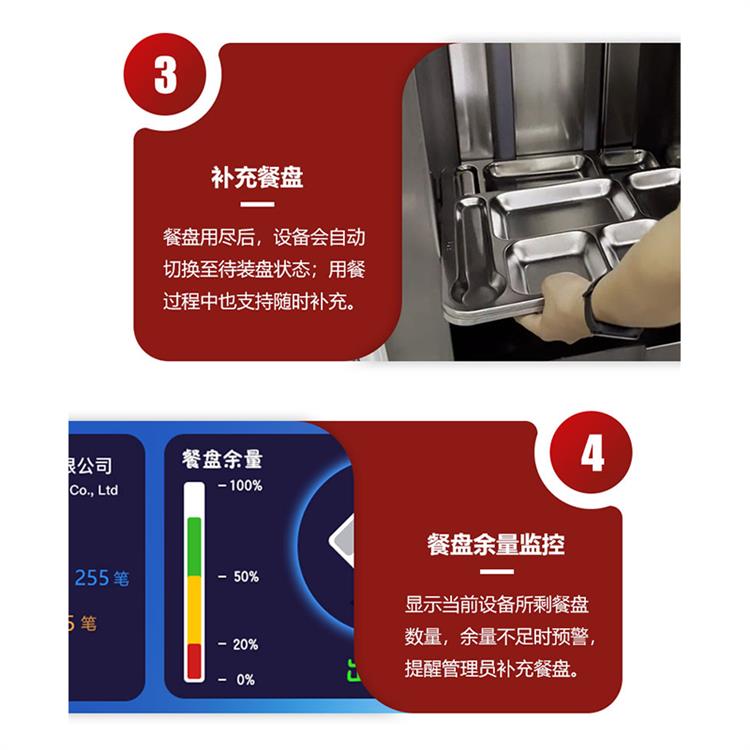 餐盘机 扫码餐盘机 自动出盘机