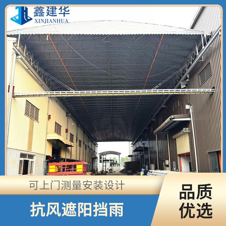长沙篮球场电动雨篷 加工定制源头厂家 烧烤移动遮阳蓬