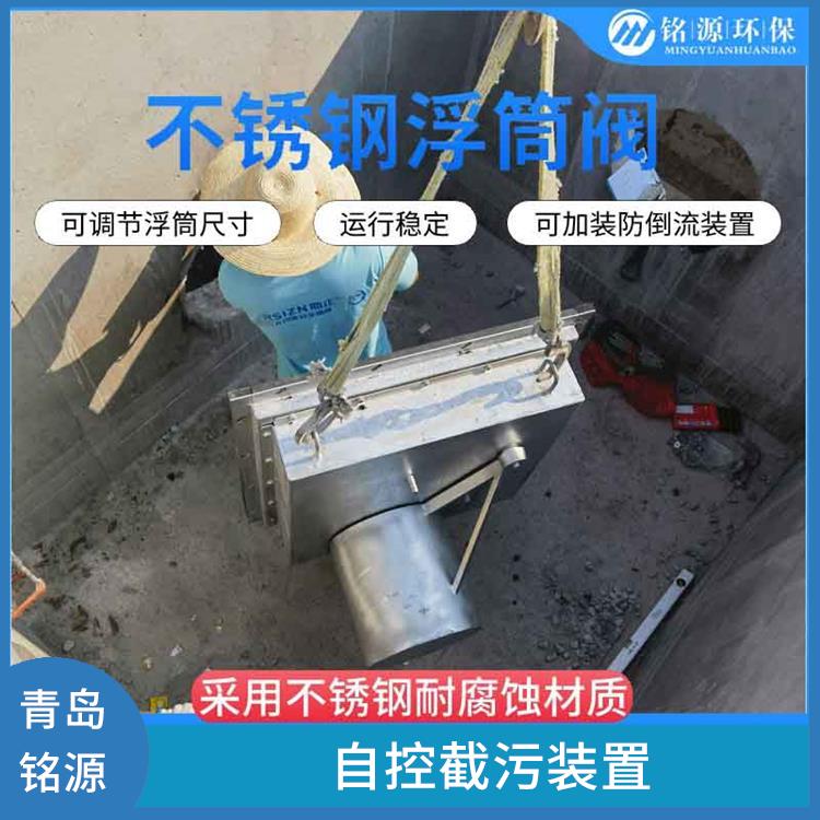 异向浮筒阀控源截污费用 自控截污装置