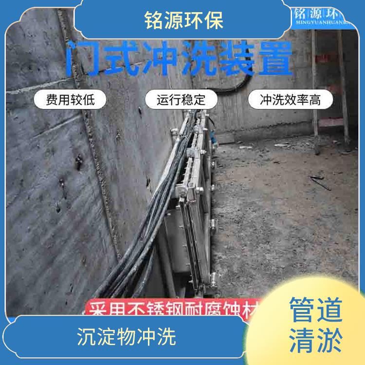 宁夏实时监控雨水调蓄池冲洗 青岛铭源 拍门式冲洗门