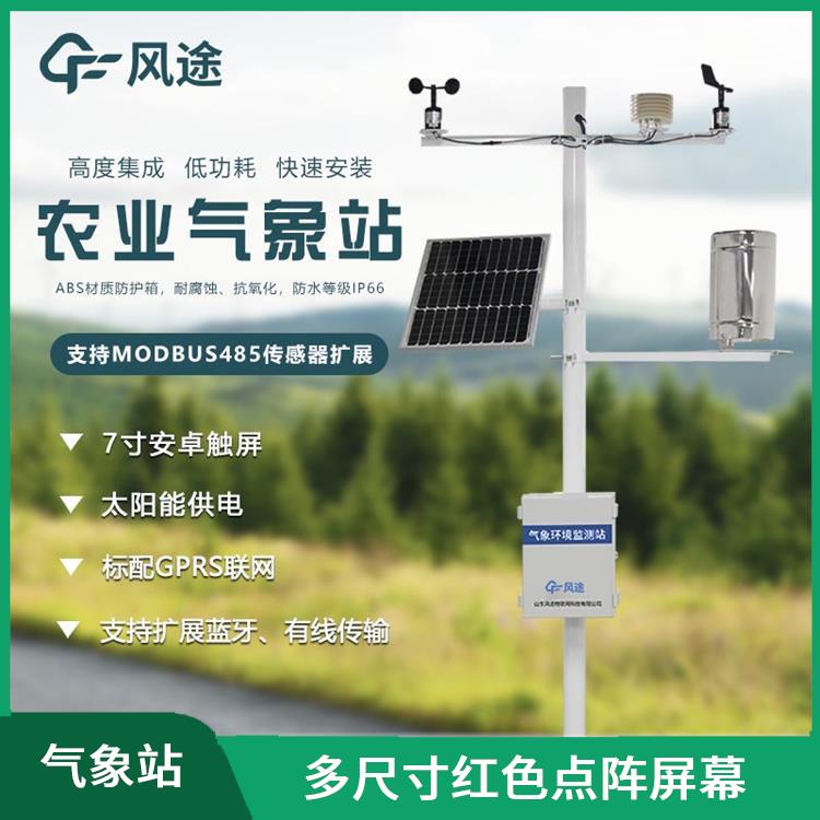 济南智慧农业气象站 数据实时显示