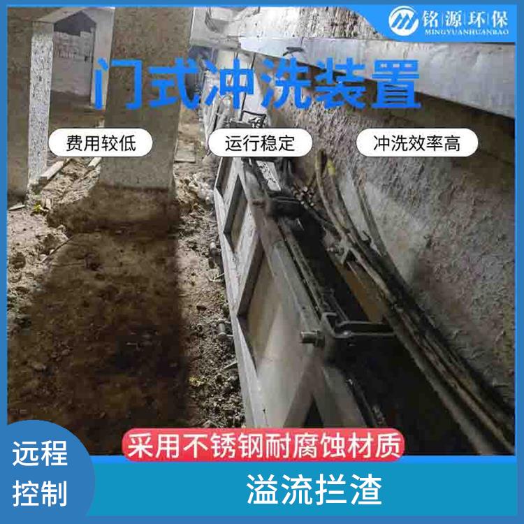 湖南门式水力冲洗门大型管道池底冲洗 青岛铭源 拍门式冲洗门