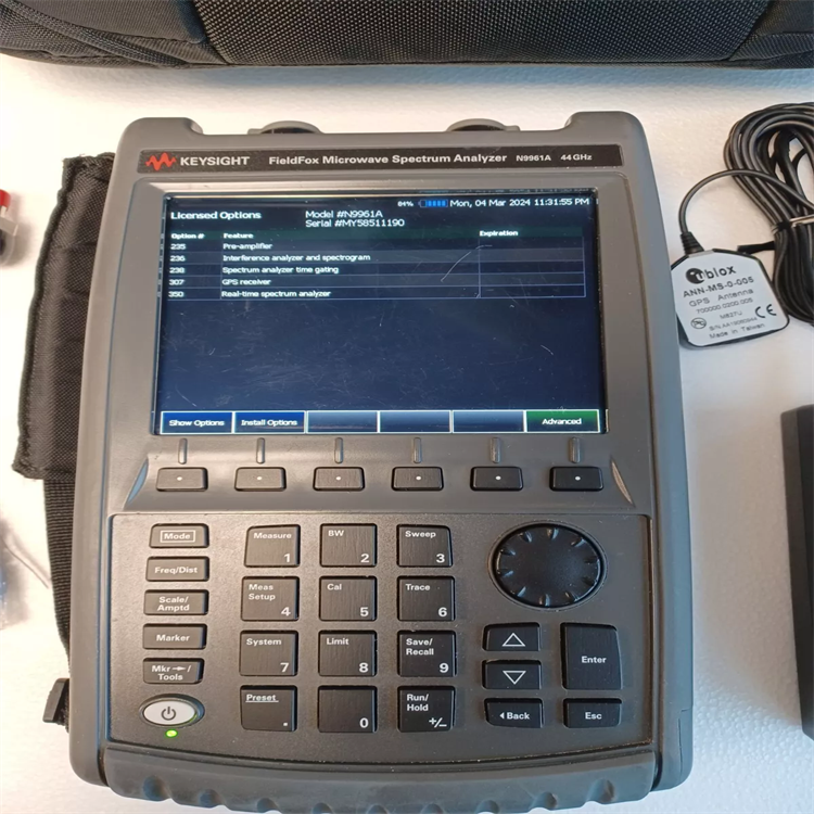 收购N9961A参数资料KEYSIGHT是德n9961a手持频谱分析仪