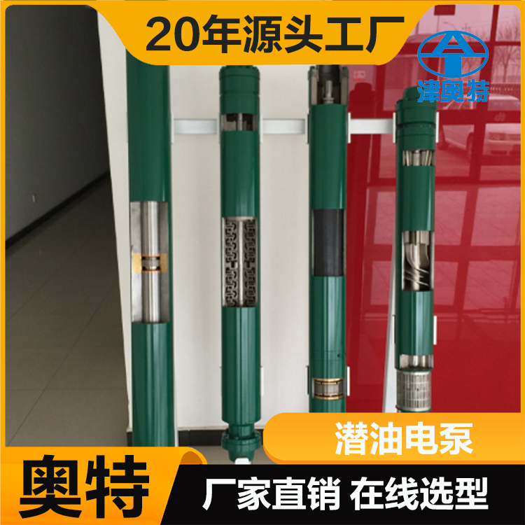 页岩气井潜油电泵 浸入式 高扬程 机组重量860KG 冷却方式水冷