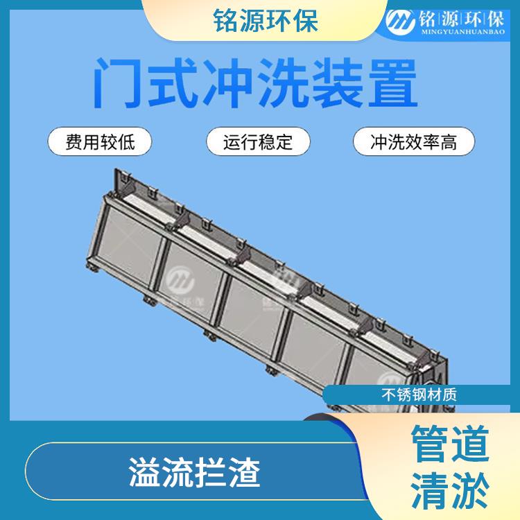 湖南不锈钢拍门大型管道池底冲洗 青岛铭源 门式冲洗堰门