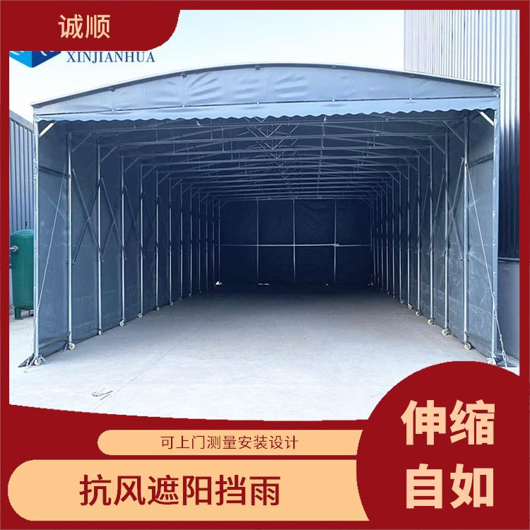 赣州推拉棚防违建 抗台风 全国安装 烧烤移动遮阳蓬