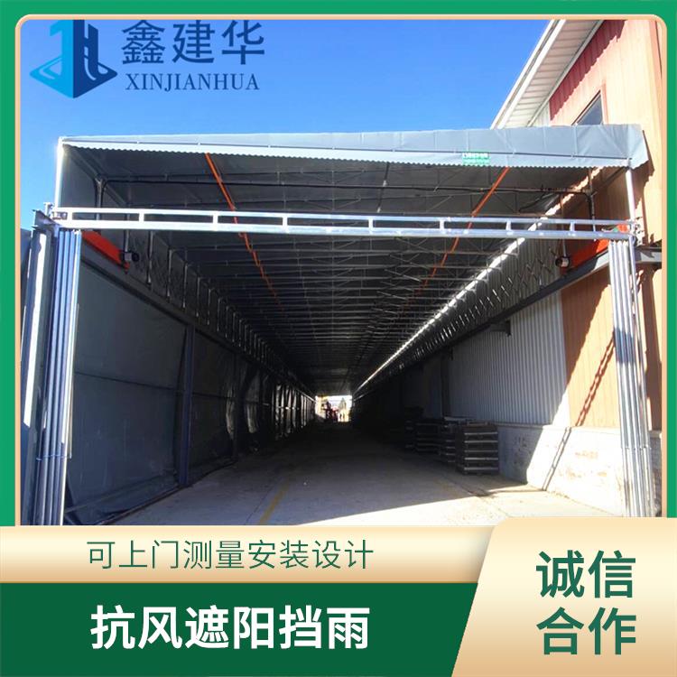 南昌工地电动棚尺寸定制 尺寸定制 电动推拉防雨篷
