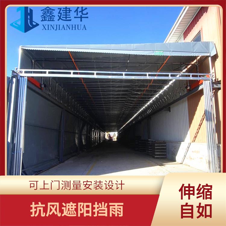 吉安悬空电动顶棚源头厂家 电动推拉防雨篷 实景案例展示