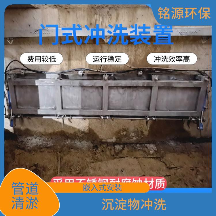 寧夏圓形拍門雨水調蓄池沖洗 青島銘源 遠程控制