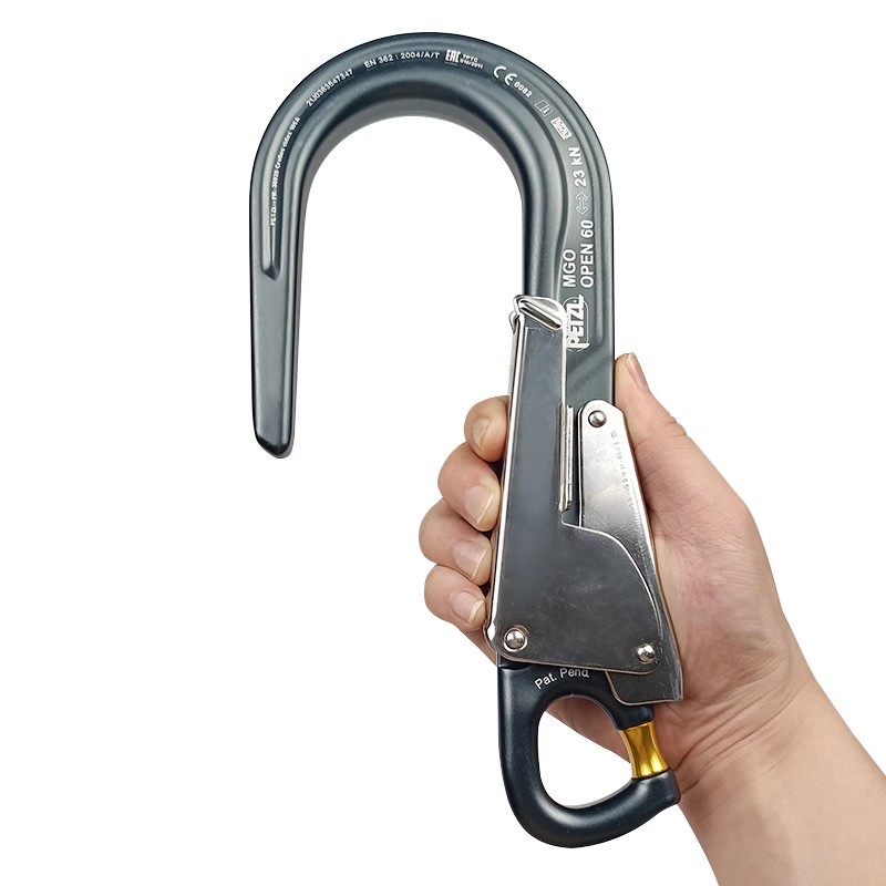 大連PETZL//攀索 K鎖 M043AA00 攀登裝備高空作業(yè)可開口救援鋁合金主鎖