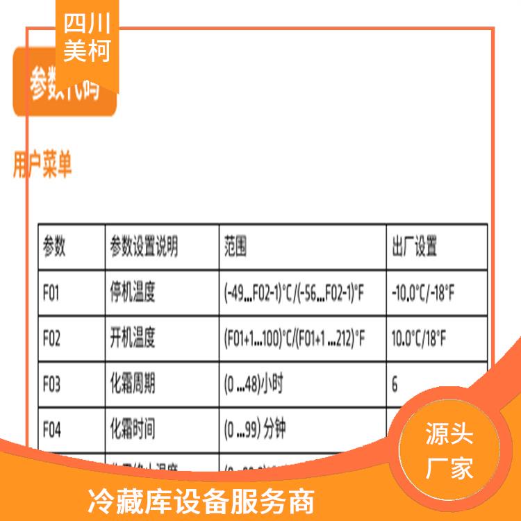 峨边果蔬冷库安装 苍溪冷藏冷冻库价格 报价表