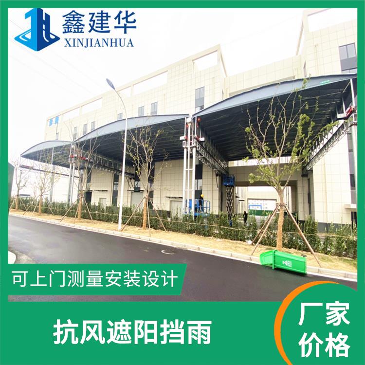 篮球场电动雨篷 镀锌钢管加固耐用 临沂泳池防雨遮阳蓬全国安装
