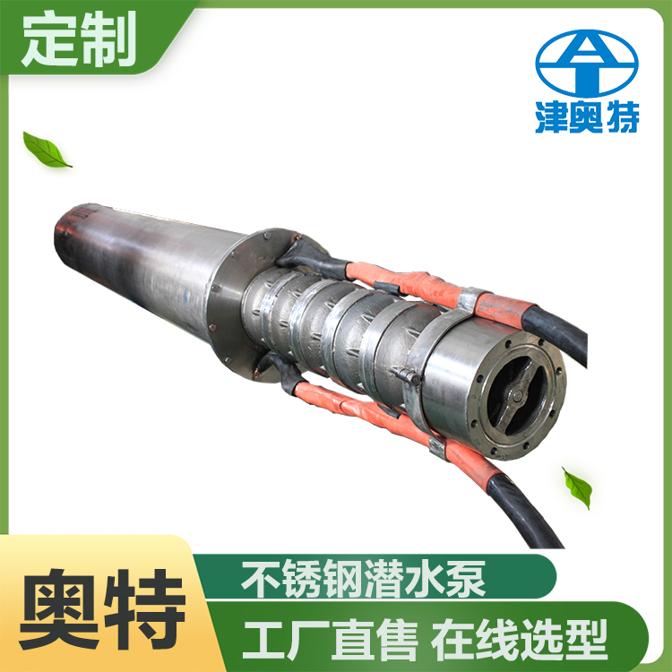 奥特泵业 QHB潜海水泵 316L不锈钢材质 CCS证书认证 移动平台安装 运行稳定