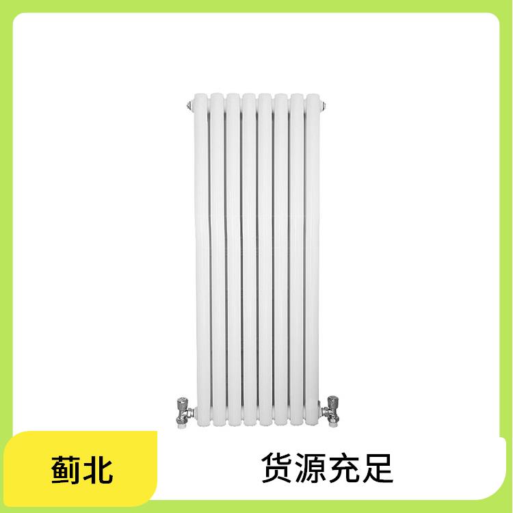 钢管暖气片 钢制圆二柱形暖气片 GZ2-400-1.0 水暖
