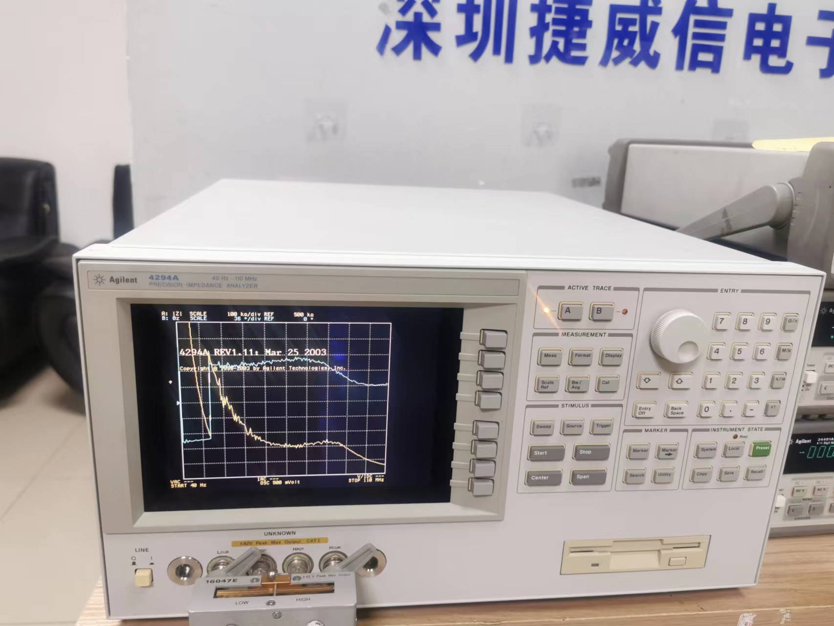 Agilent4294A 阻抗分析儀