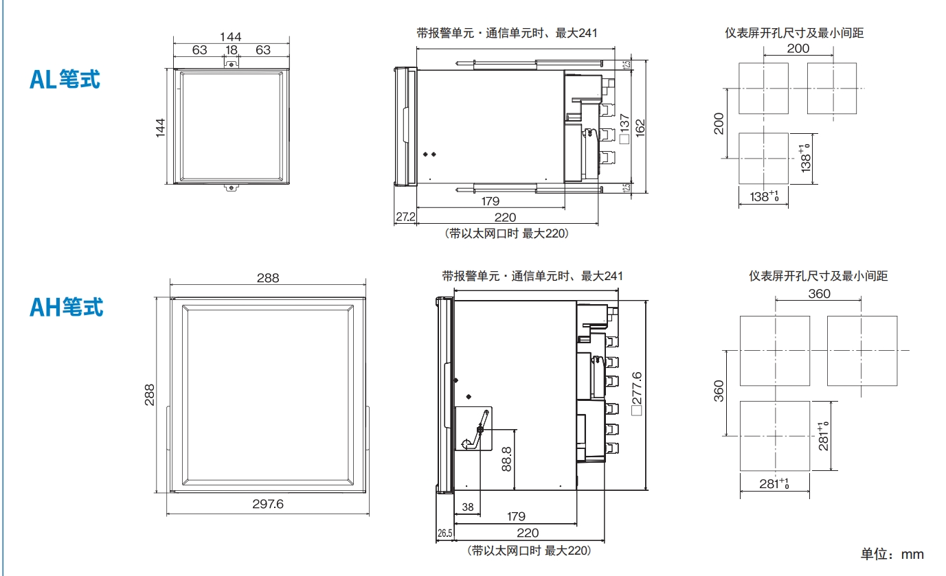 AH471P-N0A-NNN混合式记录仪CHINO