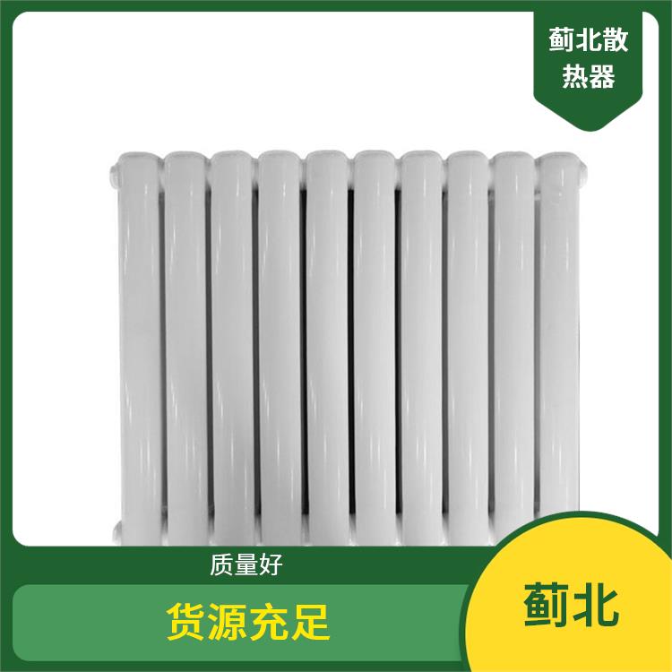 钢管柱形散热器 钢制双片头暖气片 SCGGZY2-1.0/15-1.0 壁挂式