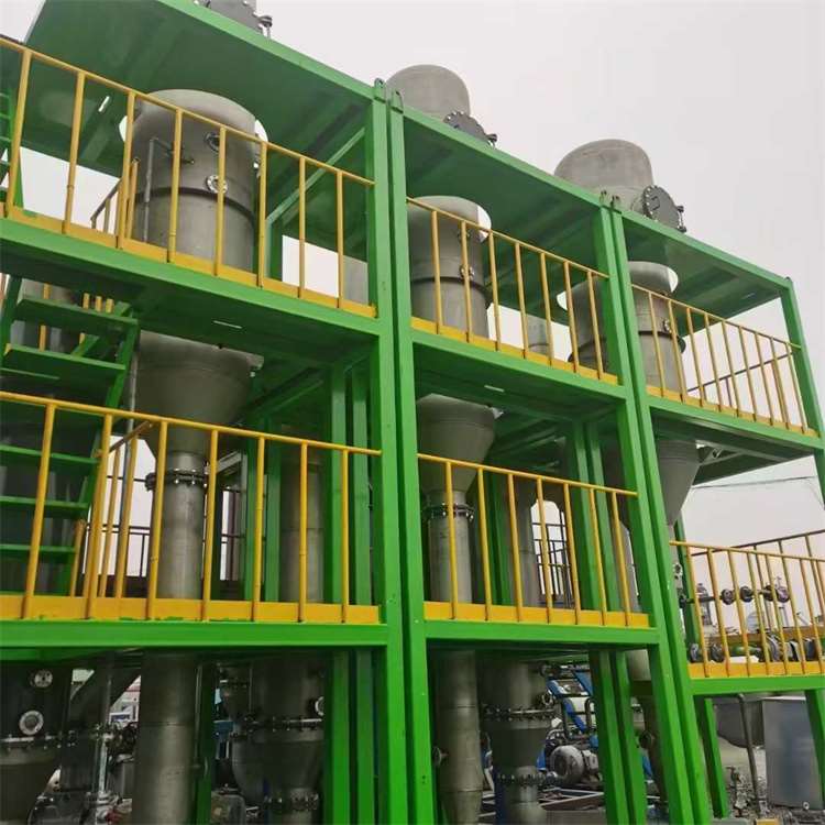 回收二手四效降膜蒸发器 污水处理蒸发器 招标化工厂设备
