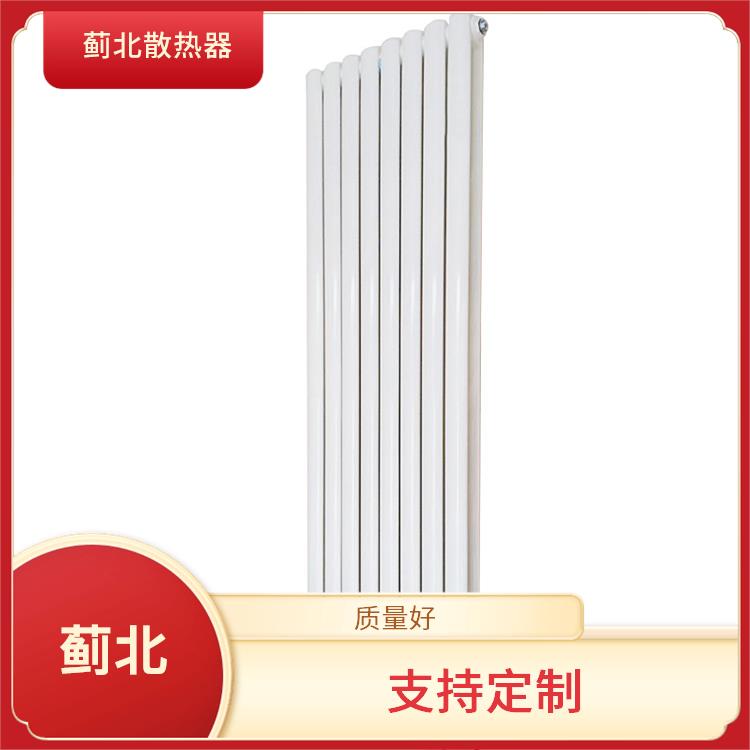 钢制椭圆管柱式暖气片 70型方片头钢二柱暖气片 GZ2-400-1.0 生产厂家