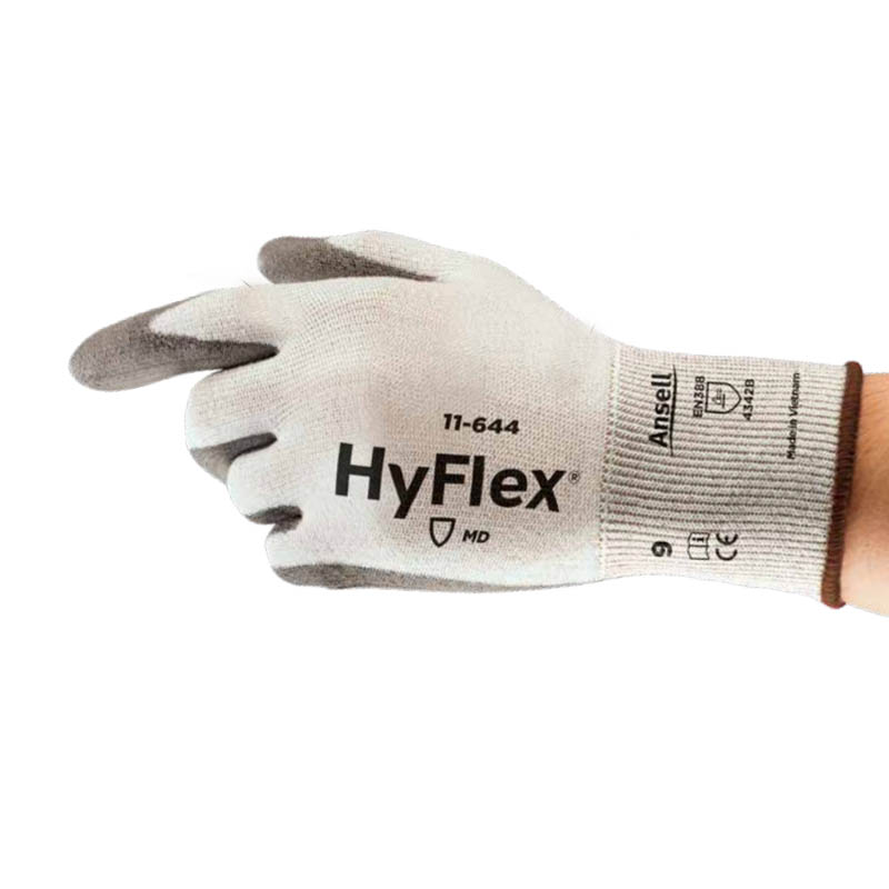 全國(guó)包郵 Ansell/安思爾 HyFlex 11518 PU涂層3級(jí)防割手套