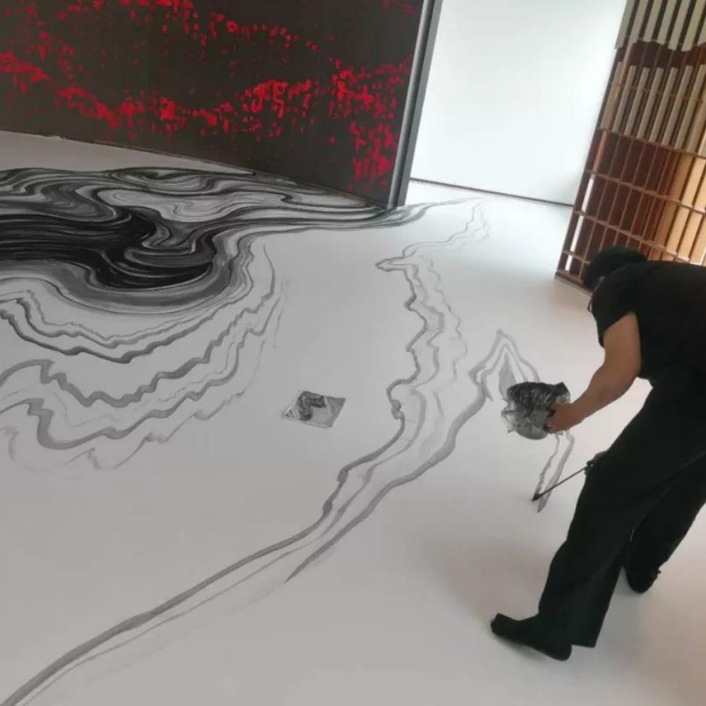 遂寧潑墨藝術地坪